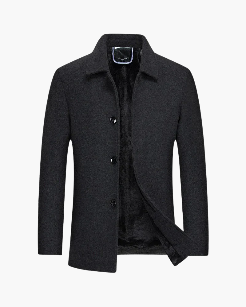 Giacca in Lana con Fodera in Pile | Eleganza Casual