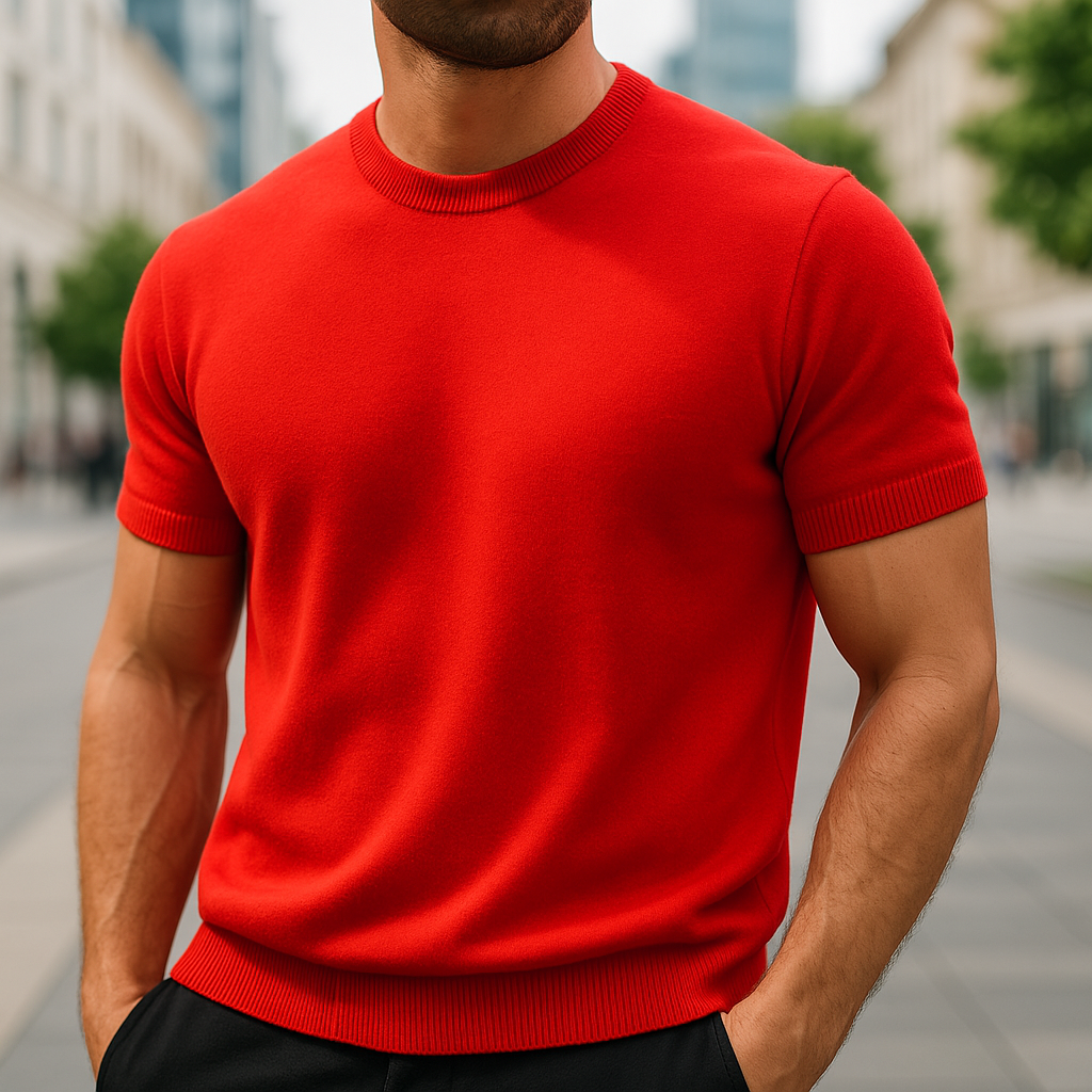 Merino Cashmere T-shirt for Men