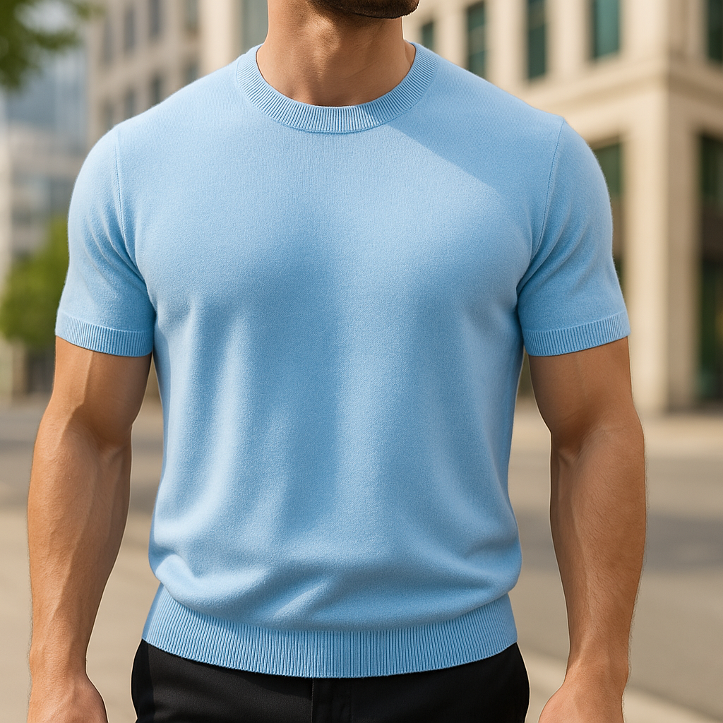 Merino Cashmere T-shirt for Men