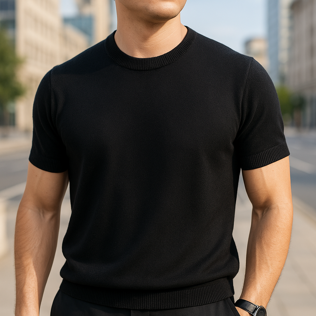 Merino Cashmere T-shirt for Men