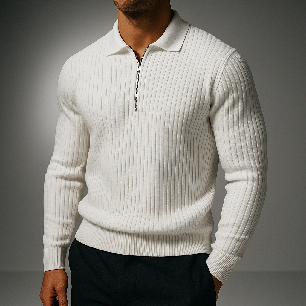 Men's Luxe Zip Sweater