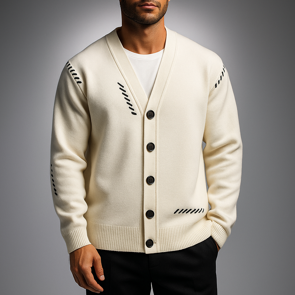 Men's Knit Cardigan - Stylish and Comfortable
