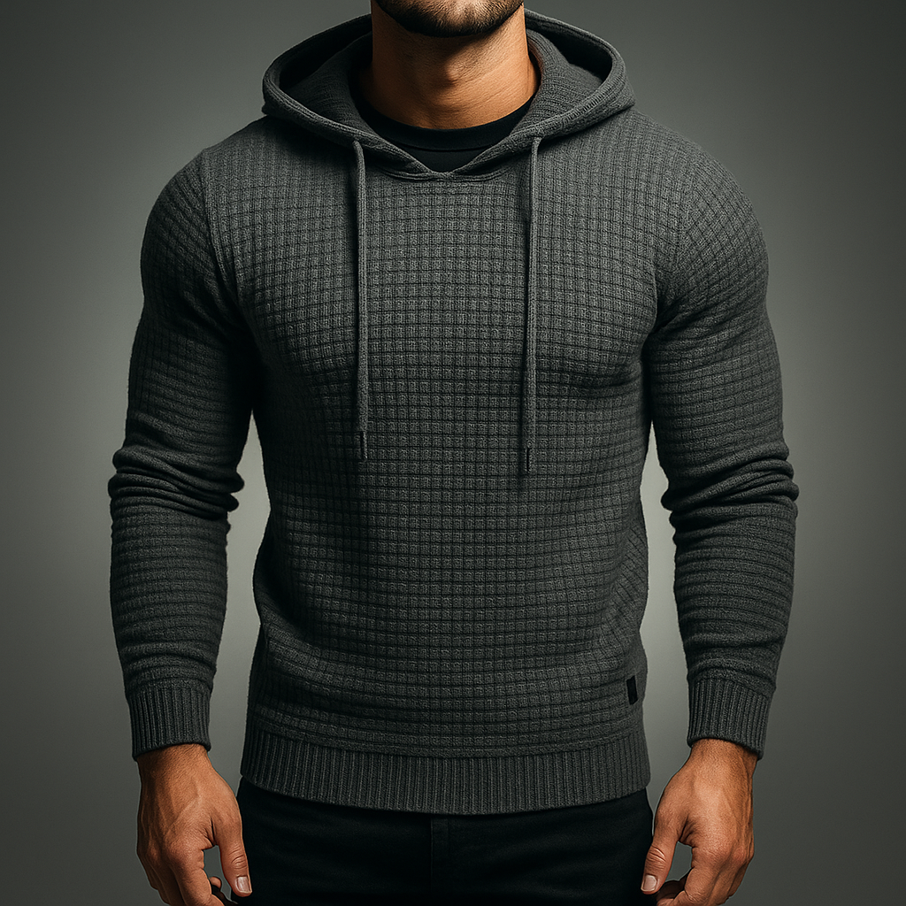 Men's Knit Hoodie - Stylish and Comfortable