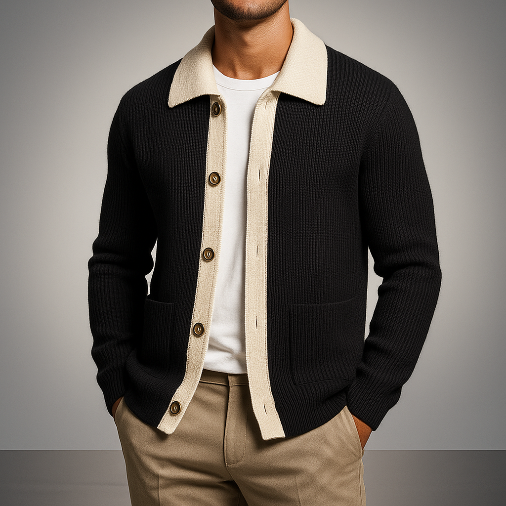 Men's Knit Cardigan - Stylish and Comfortable