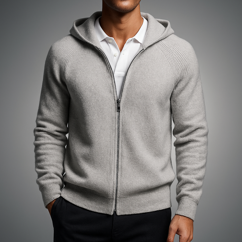 Men's Zip-Up Jacket - Stylish and Comfortable