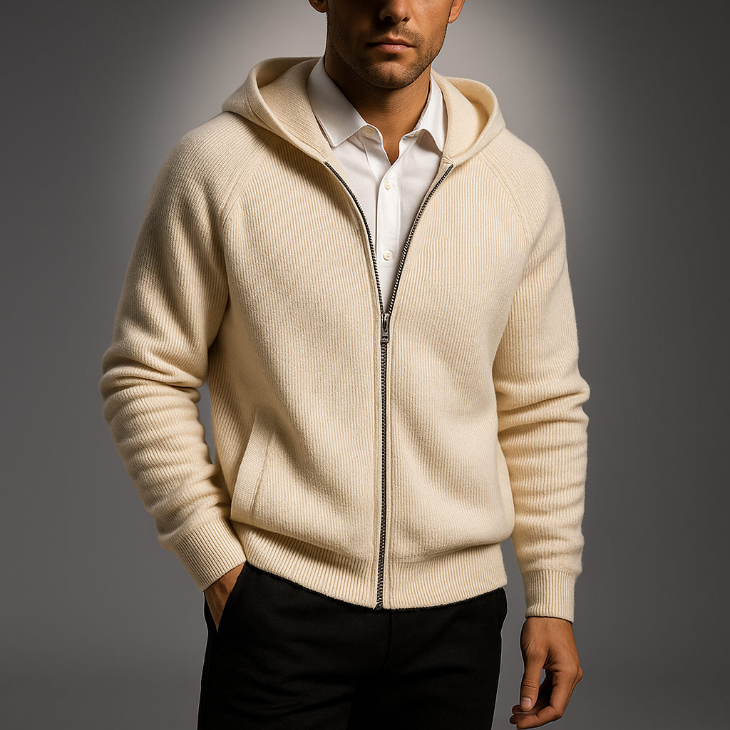 Men's Zip-Up Jacket - Stylish and Comfortable