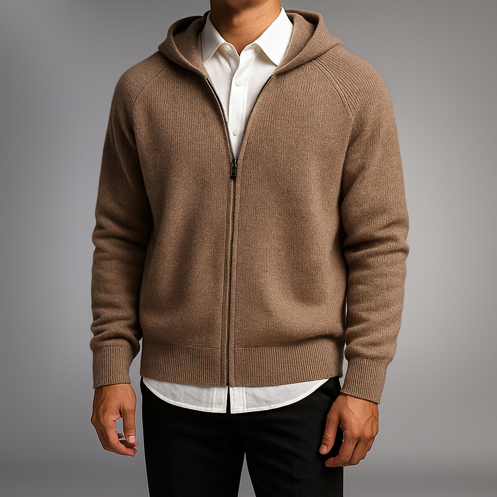 Men's Zip-Up Jacket - Stylish and Comfortable