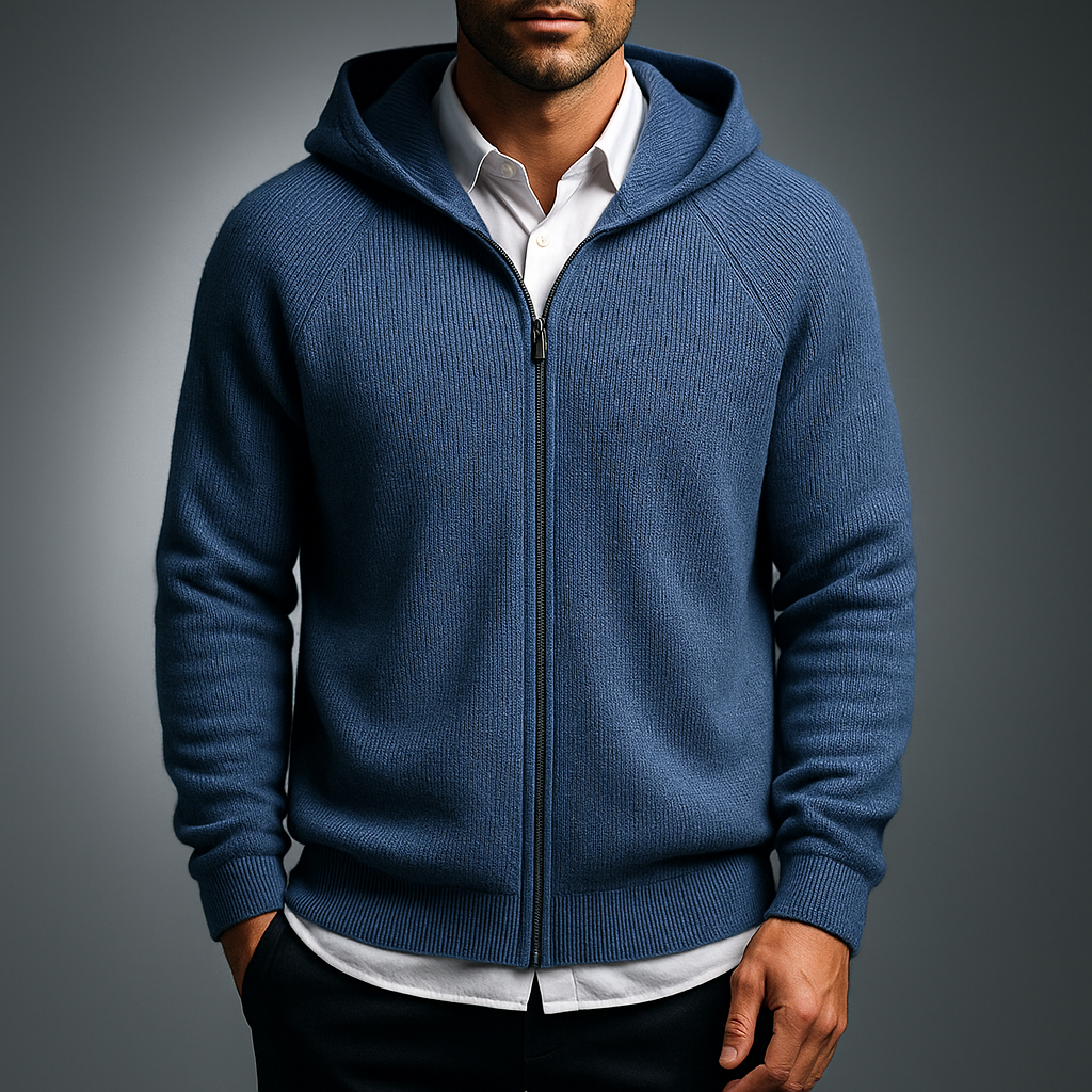 Men's Zip-Up Jacket - Stylish and Comfortable