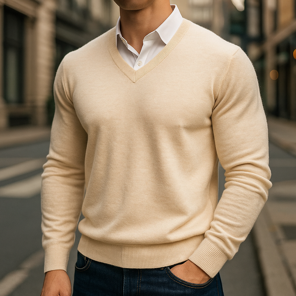 Merino Wool Sweater for Men-Luxurious Warmth & Comfort