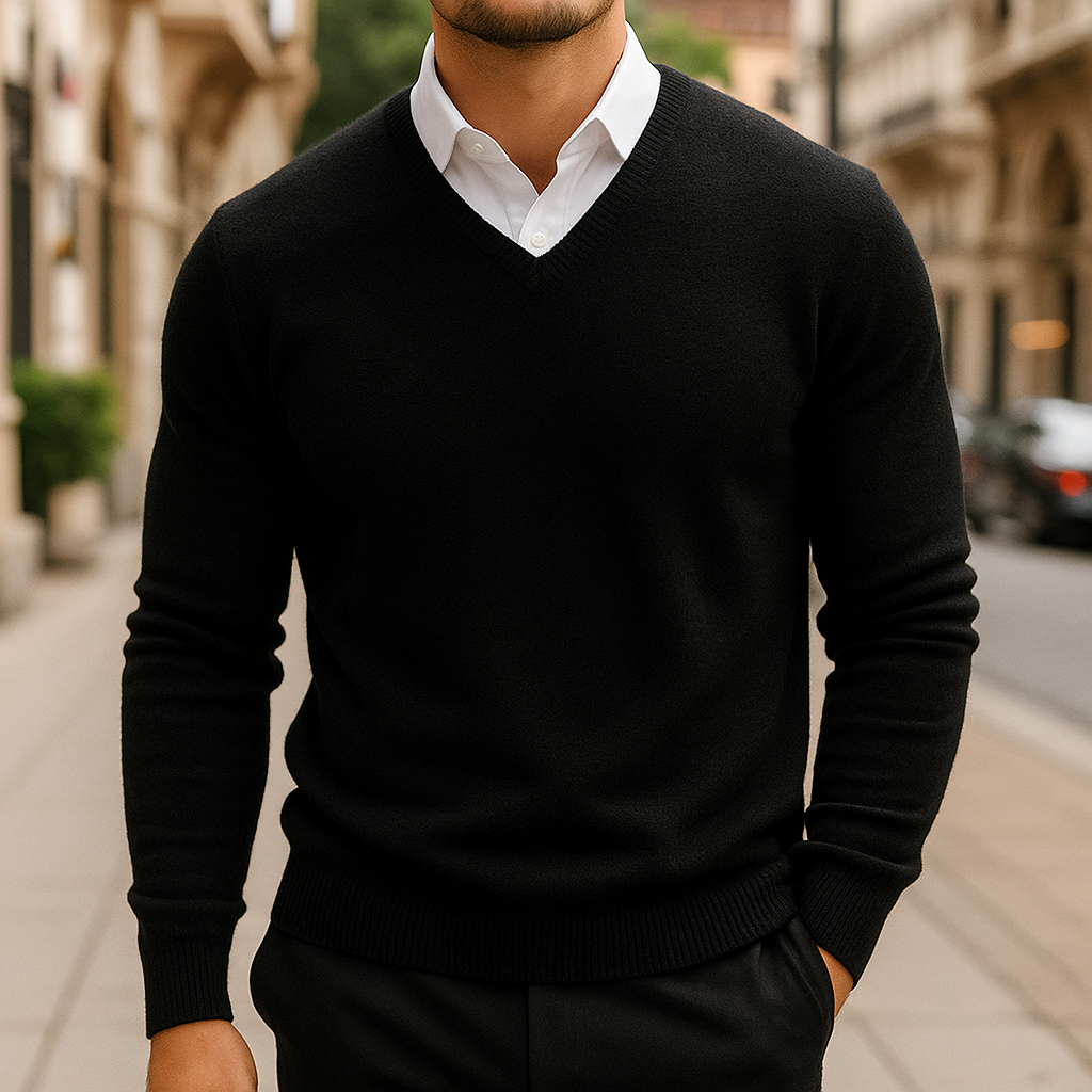 Merino Wool Sweater for Men-Luxurious Warmth & Comfort