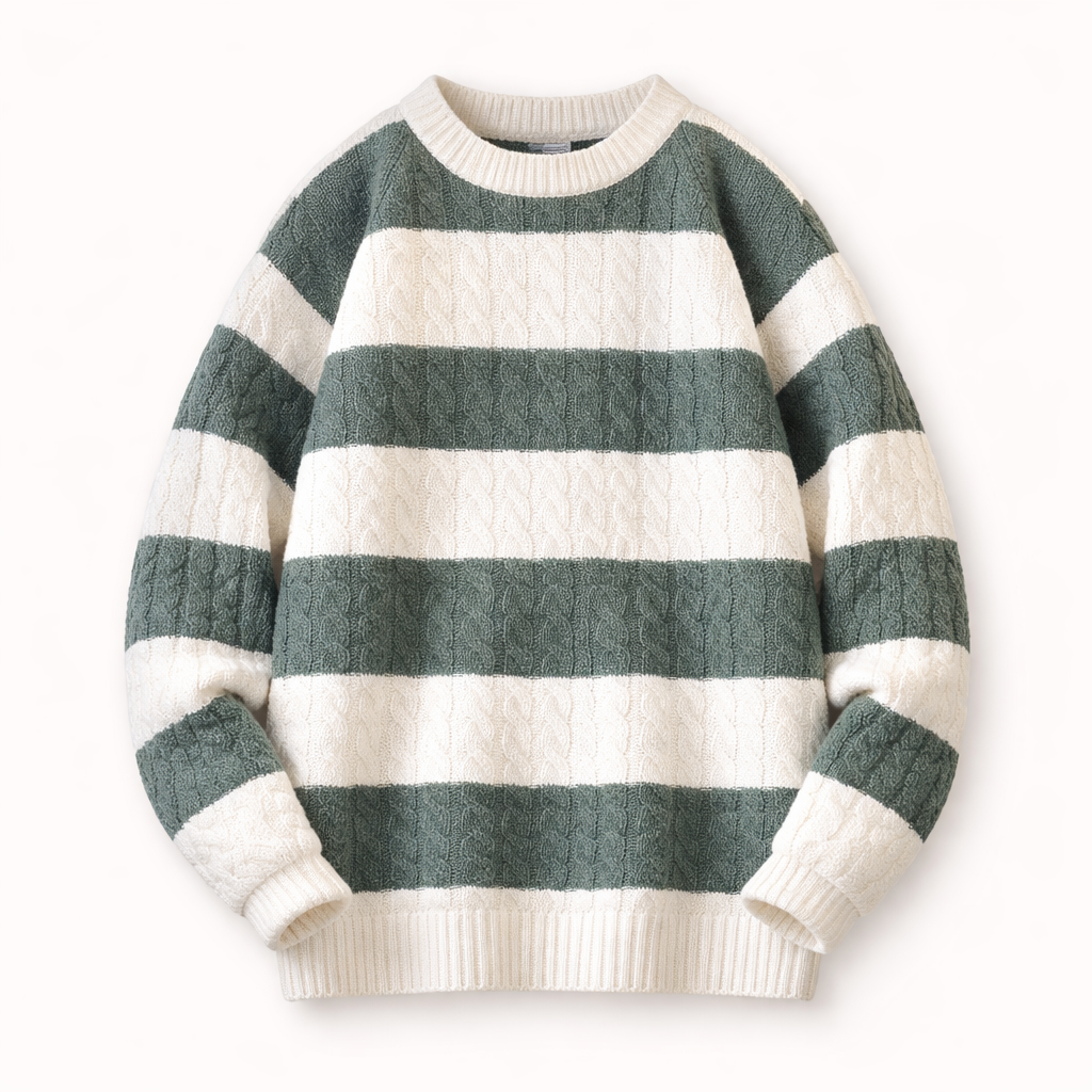 Men's Chevron-Knit Sweater