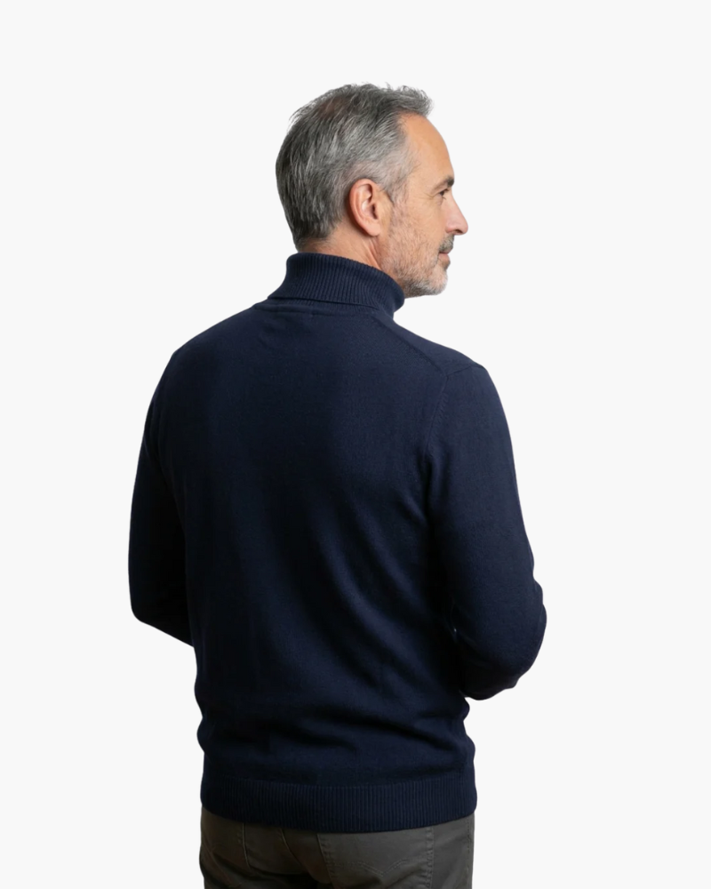 Maglione Collo Alto in Viscosa Stretch | Comfort Elegante