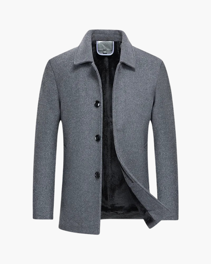 Giacca in Lana con Fodera in Pile | Eleganza Casual