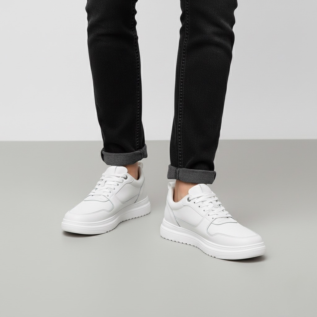 Sneakers con Rialzo Interno e Suola Solida | Comfort