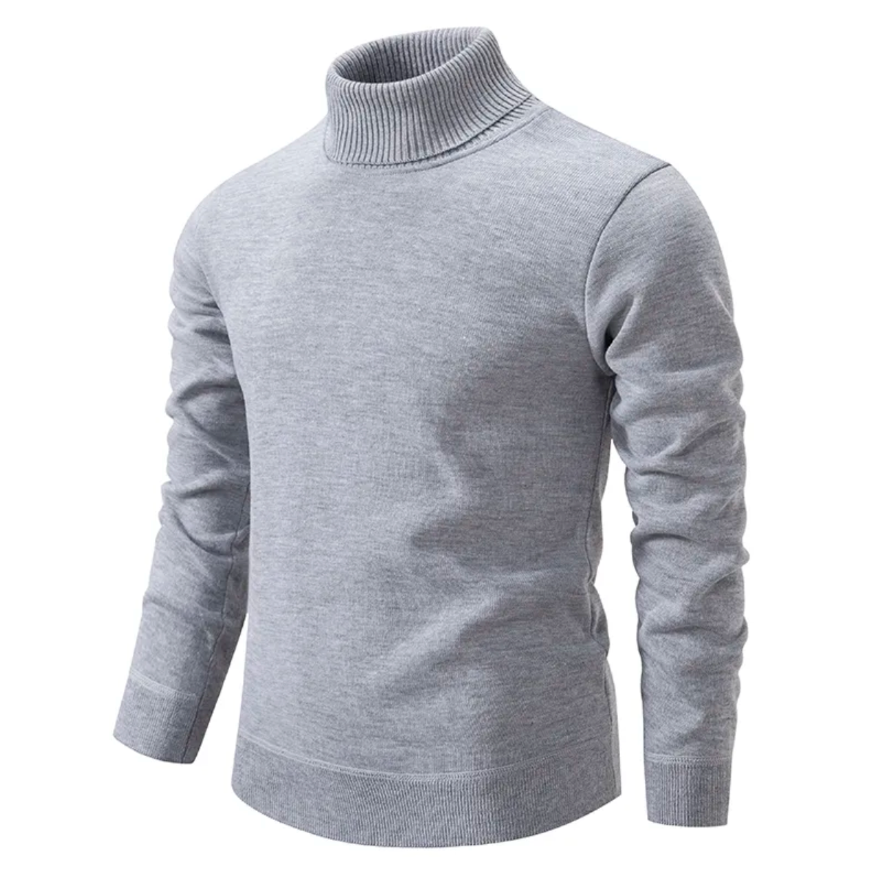 Men's Soft Wool Turtleneck Sweater