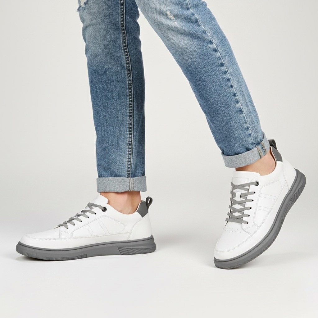 Sneakers con Rialzo Interno e Suola Robusta | Comfort Giornaliero