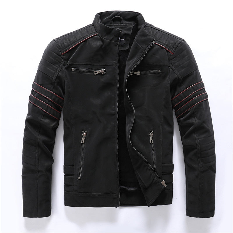 Giacca Moto Cargo con Zip | Stile e Funzionalità