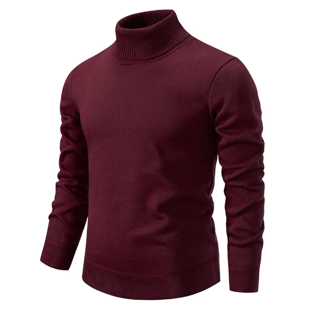 Men's Soft Wool Turtleneck Sweater