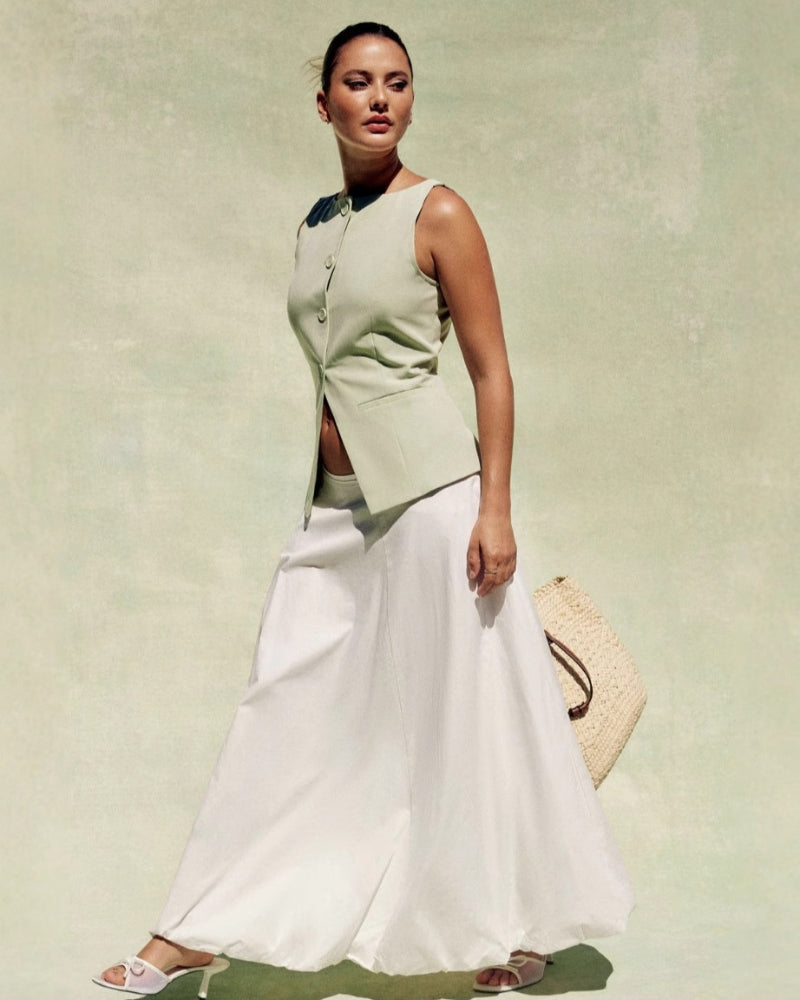 Gilet Sartoriale Elasticizzato Senza Maniche | Savona