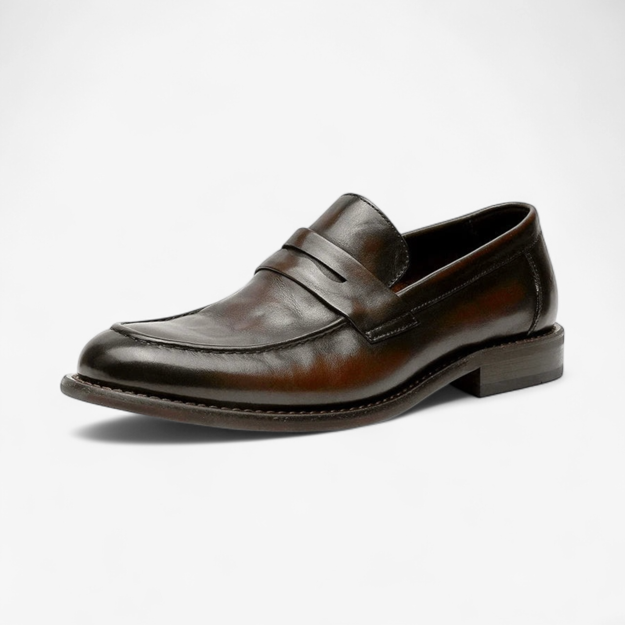 Elegant genuine leather loafers