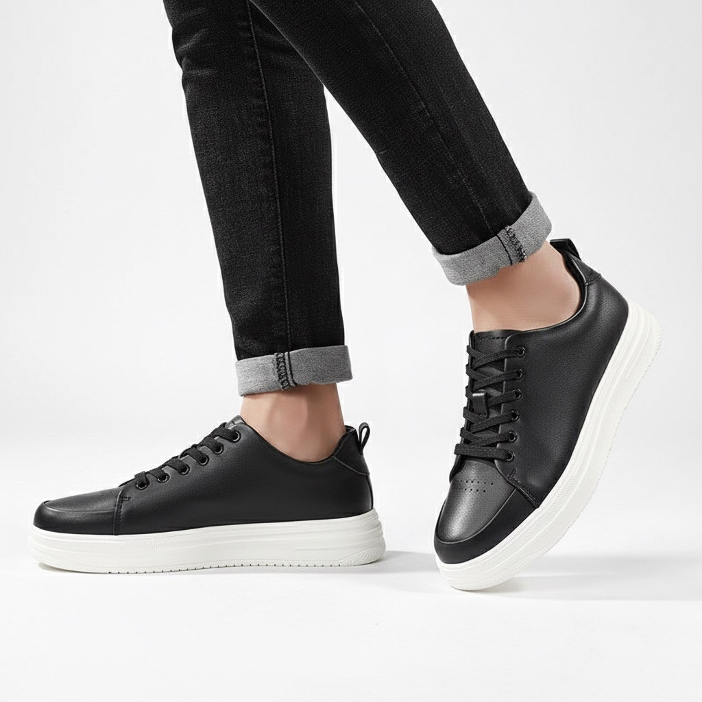 Sneakers con Rialzo Interno | Comfort e Stile Pulito