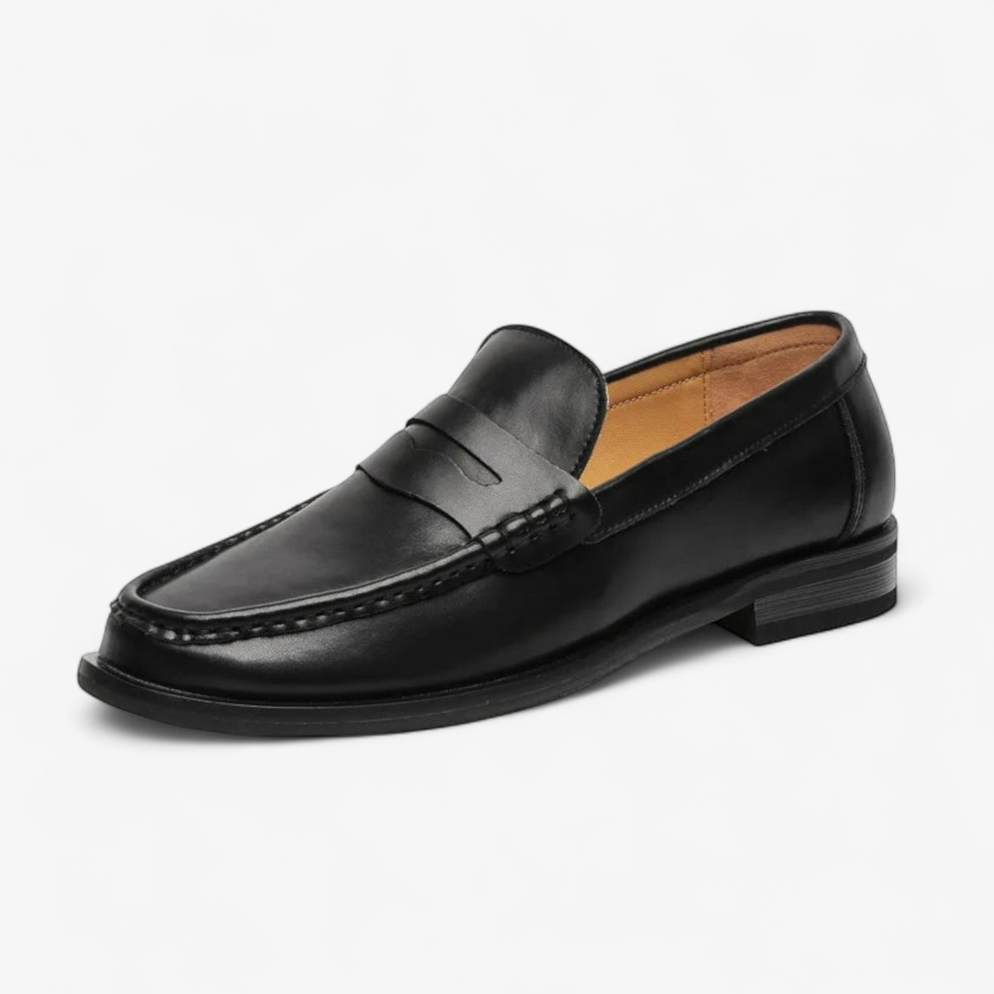 PU Leather slip on casual loafers