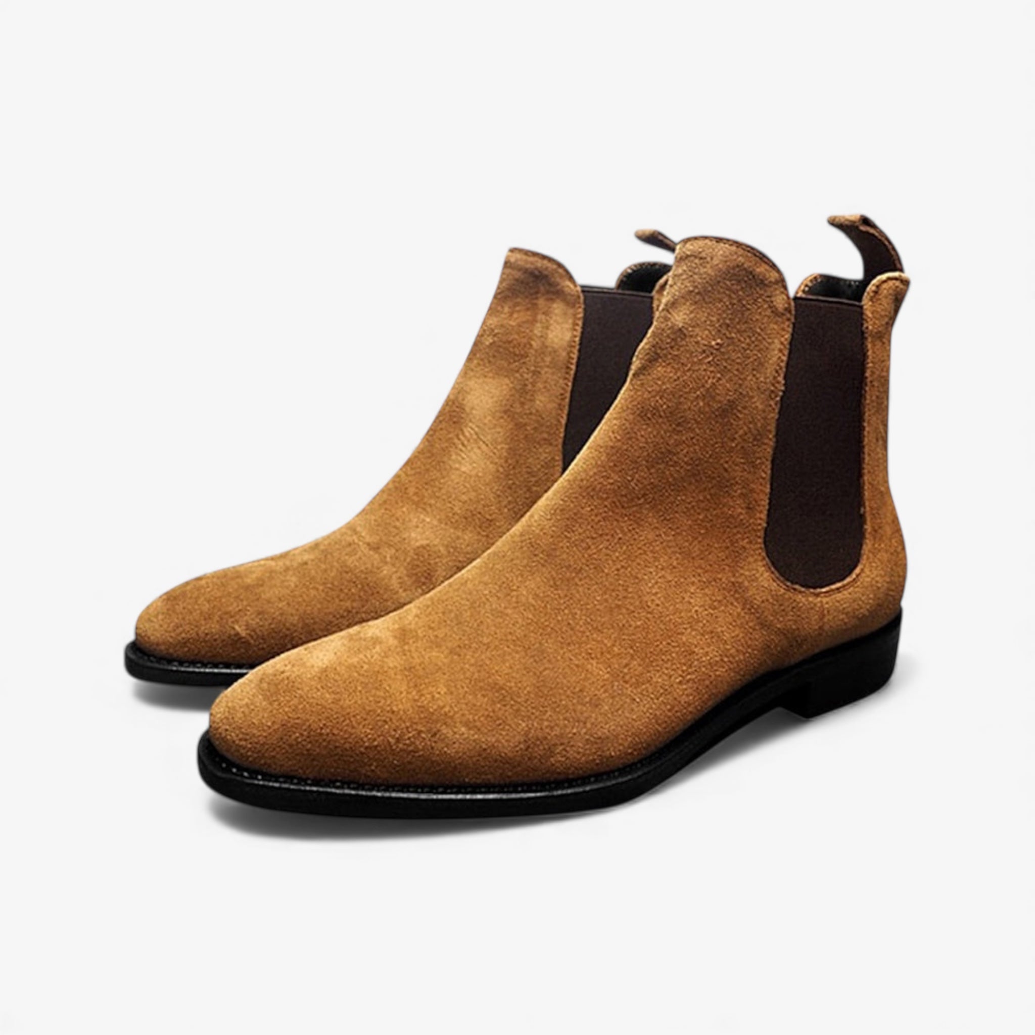 Suede Leather Boots Men