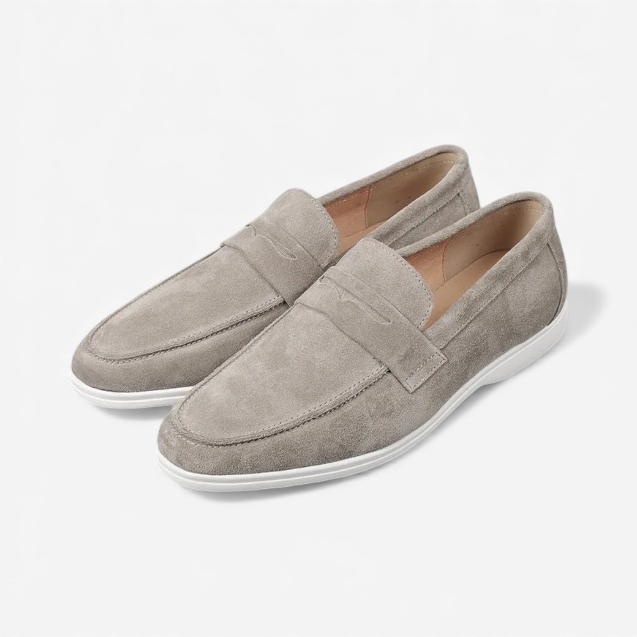 Old money soft suede casual loafer
