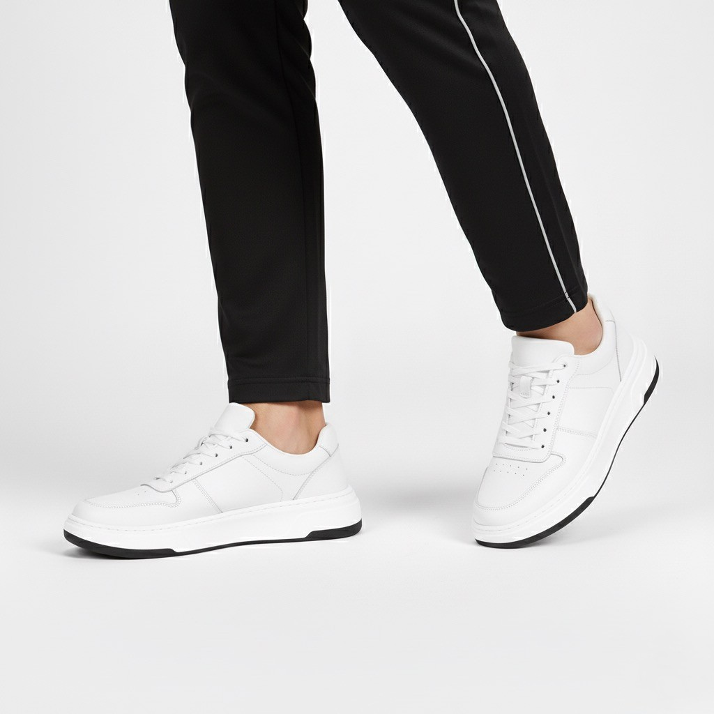 Sneakers con Rialzo Invisibile e Design Minimal | Comfort Quotidiano