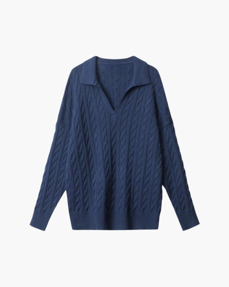 Maglione V in Lana Premium | Eleganza Essenziale e Comfort