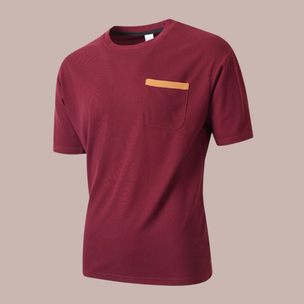 Men's Casual T-Shirt – Relaxed Fit – Breathable Fabric – Chest Pocket