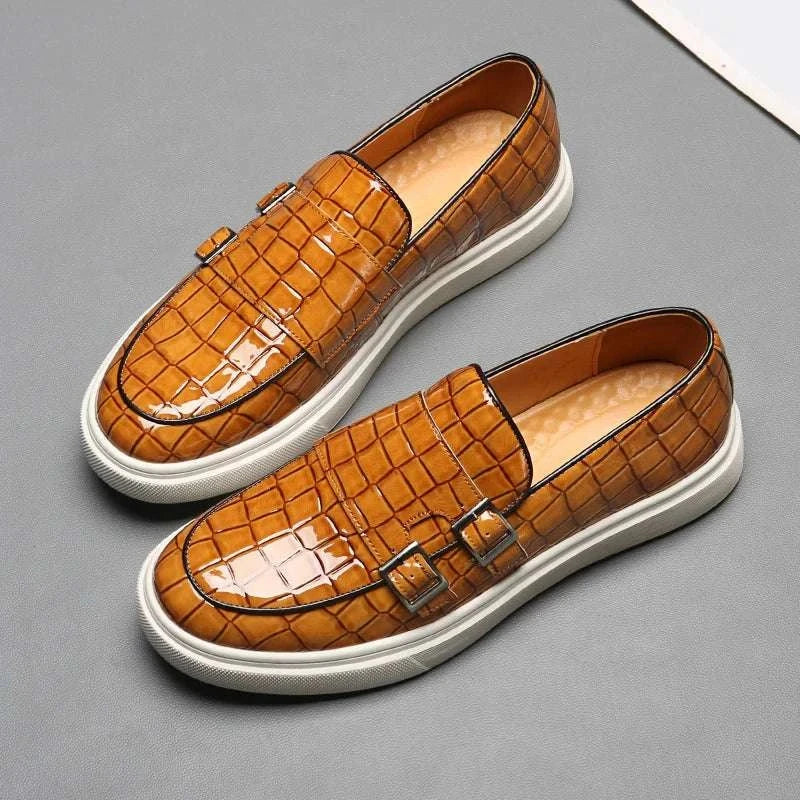 Monk double strap loafers