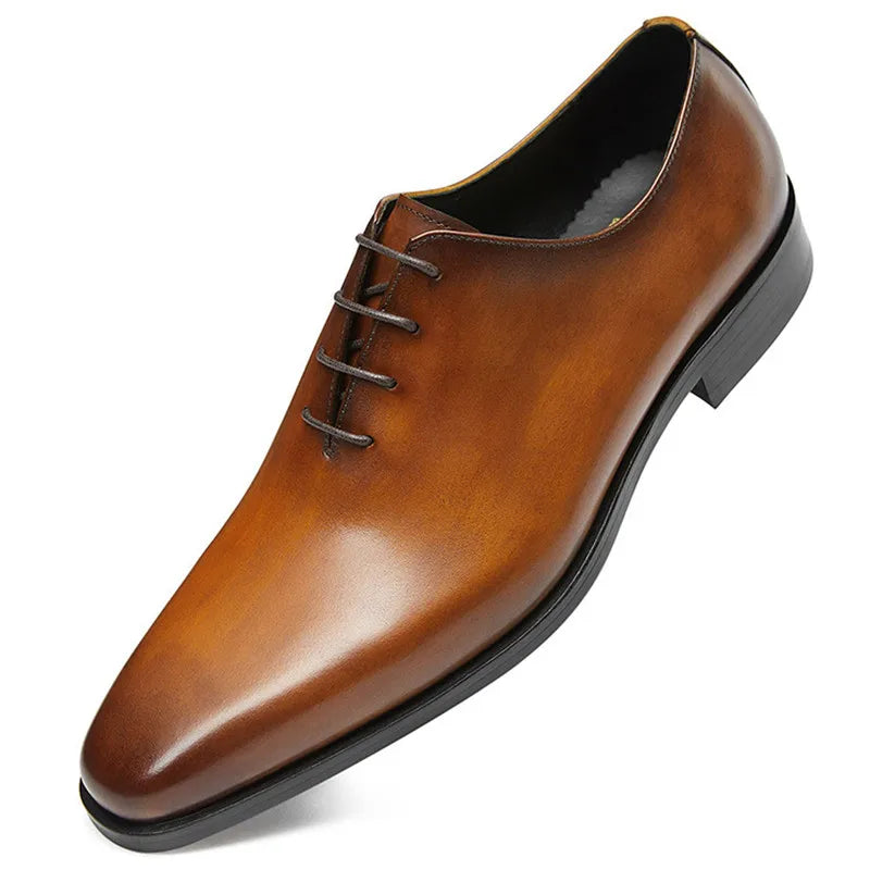 High-end genuine leather oxford shoes
