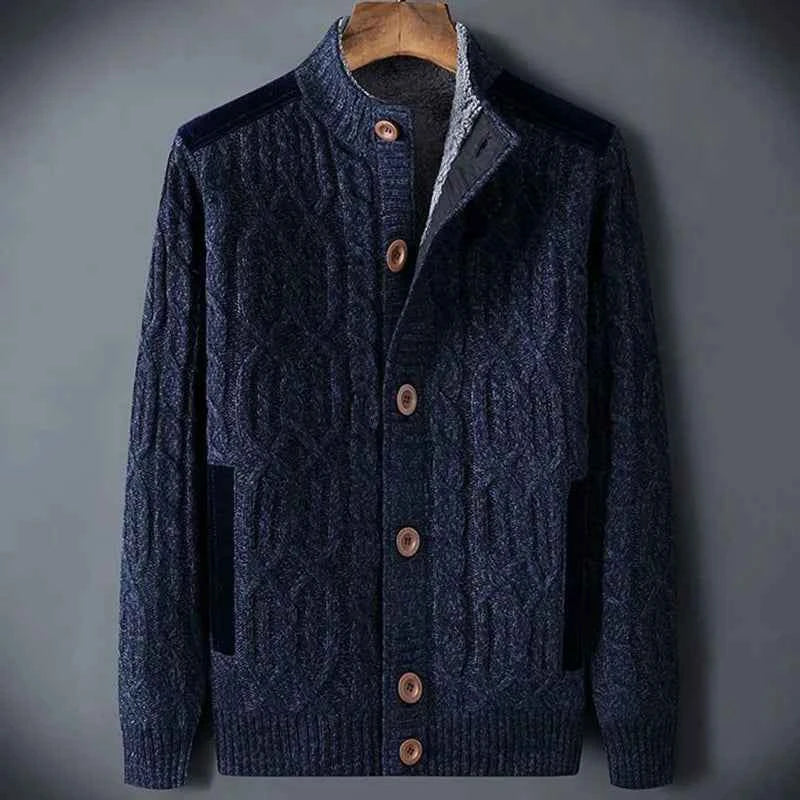 Men's Cable Knit Cardigan