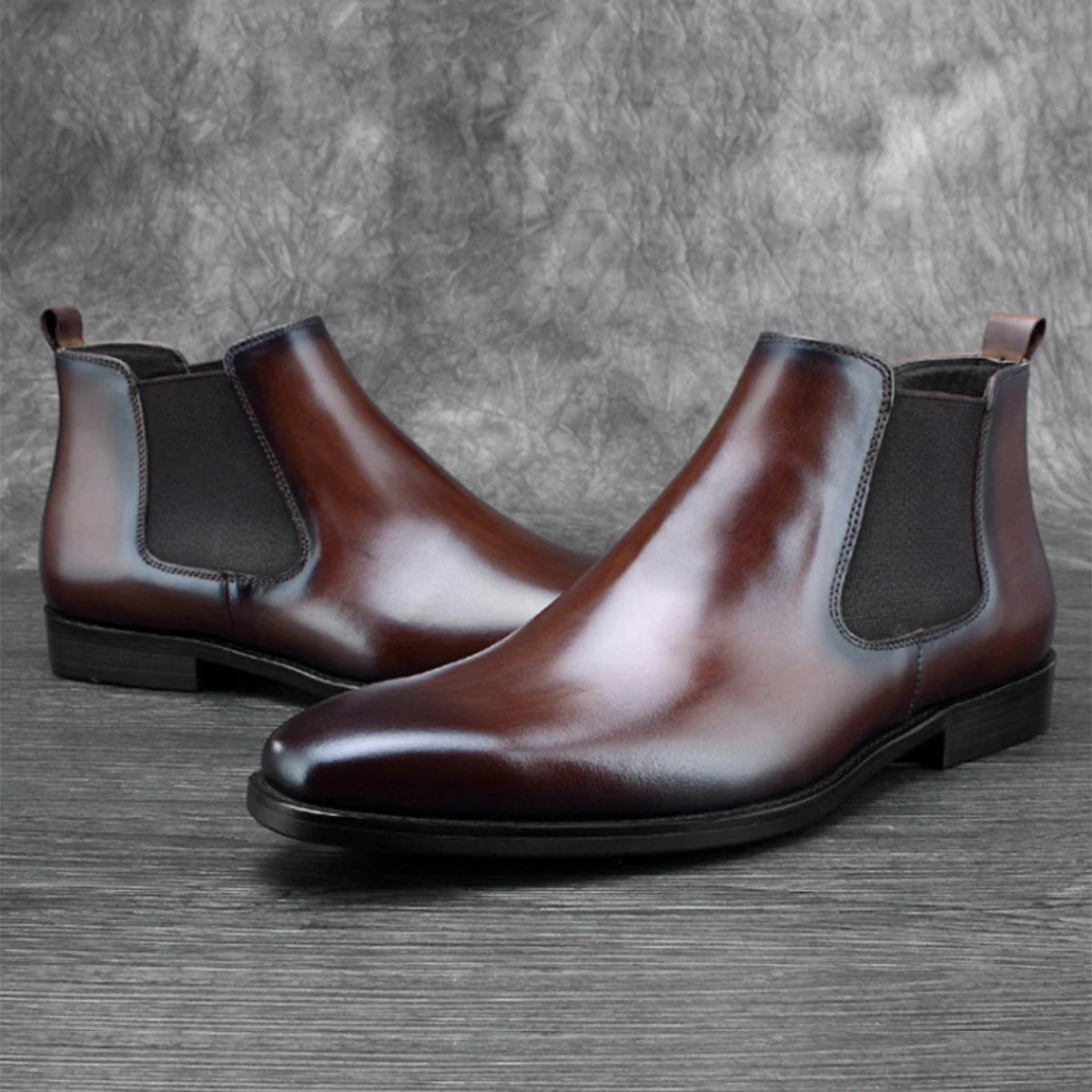 Calf leather chelsea boots