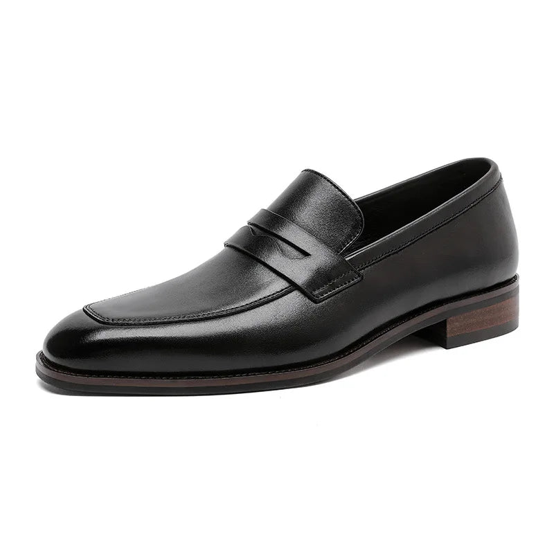 Italian luxury slip on elegant loafers