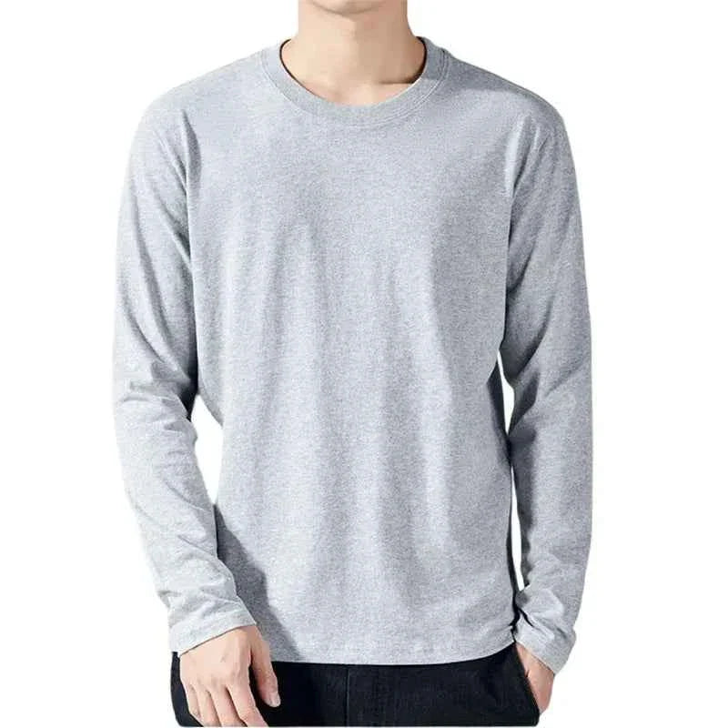 Men's Long Sleeve Cotton T-Shirts