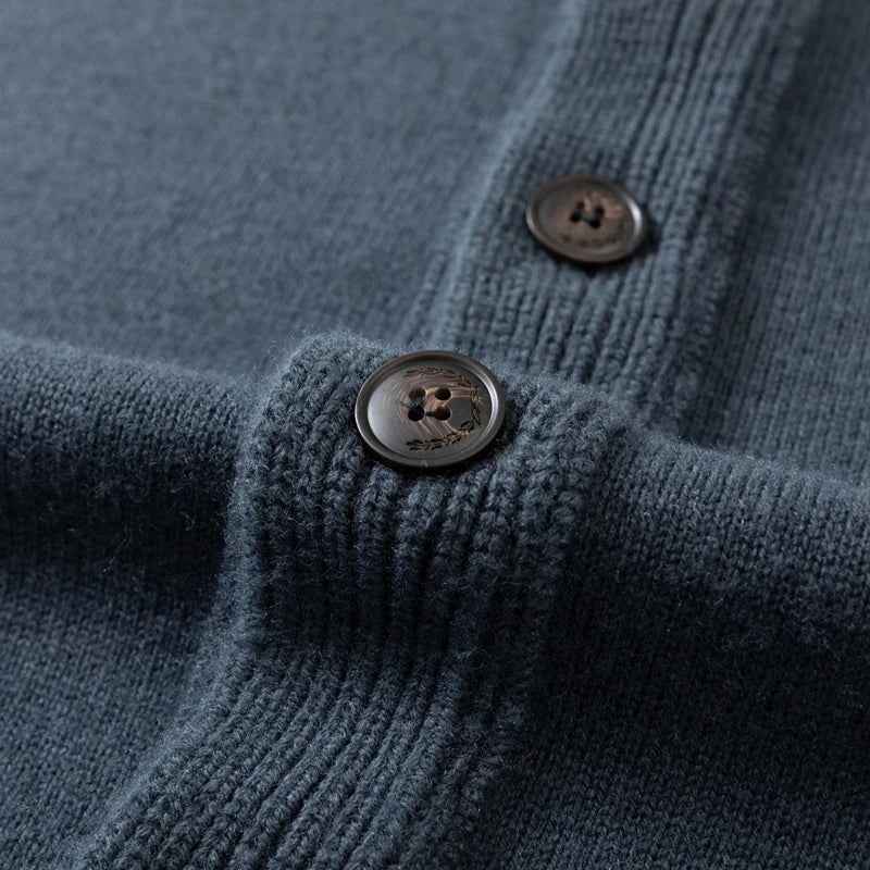 Men's Wool Cardigan - Cozy and Stylish Knitwear