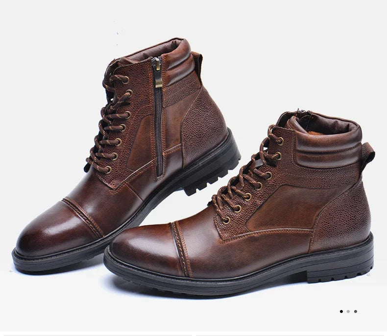 Clothing genuine leather winter boots
