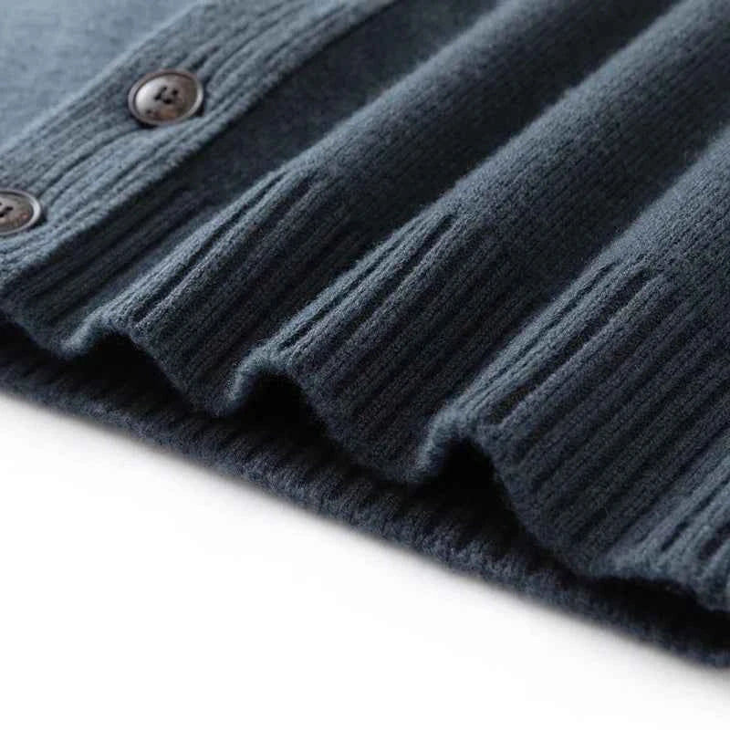 Men's Wool Cardigan - Cozy and Stylish Knitwear