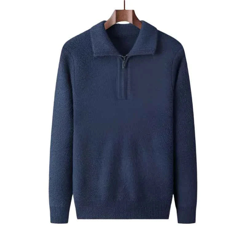 Men's Cashmere Quarter-Zip Sweater