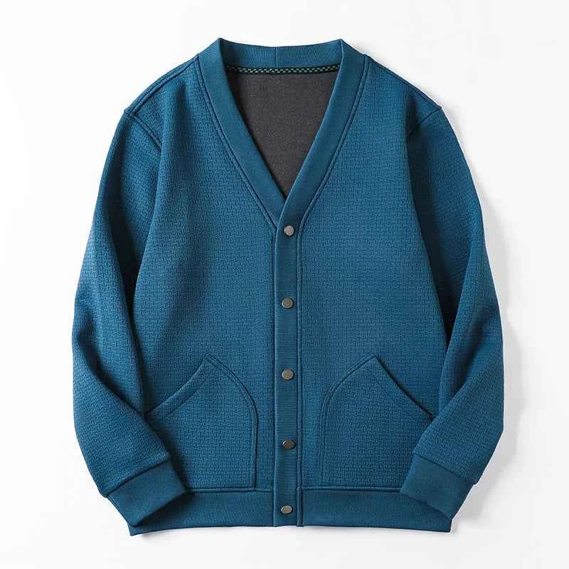 Men's Snap-Button Cardigan