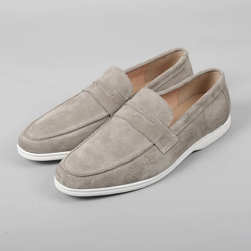 Old money soft suede casual loafer