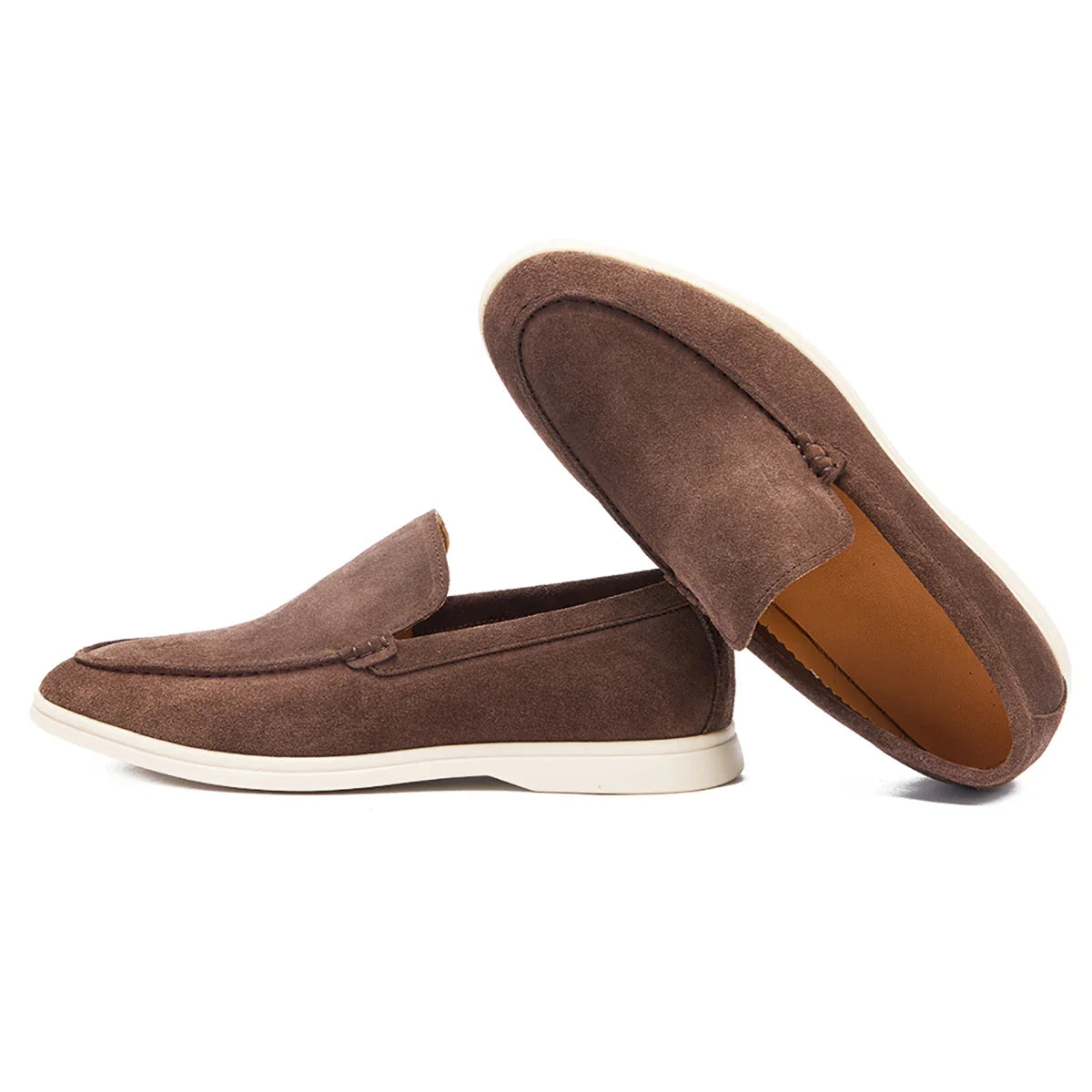 Classic suede penny old money loafers
