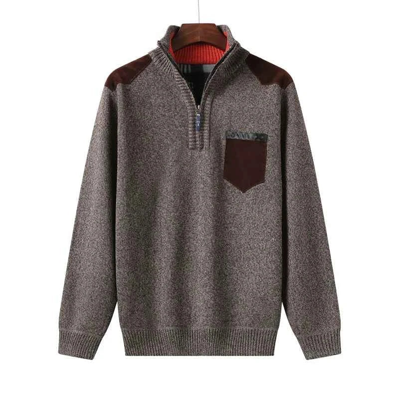 Men's Quarter Zip Pullover - Stylish & Comfortable