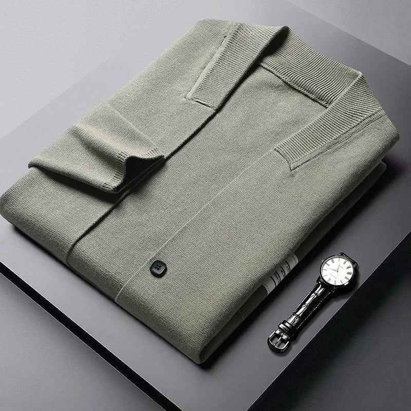 Men's Knit Cardigan - Stylish Milan Design