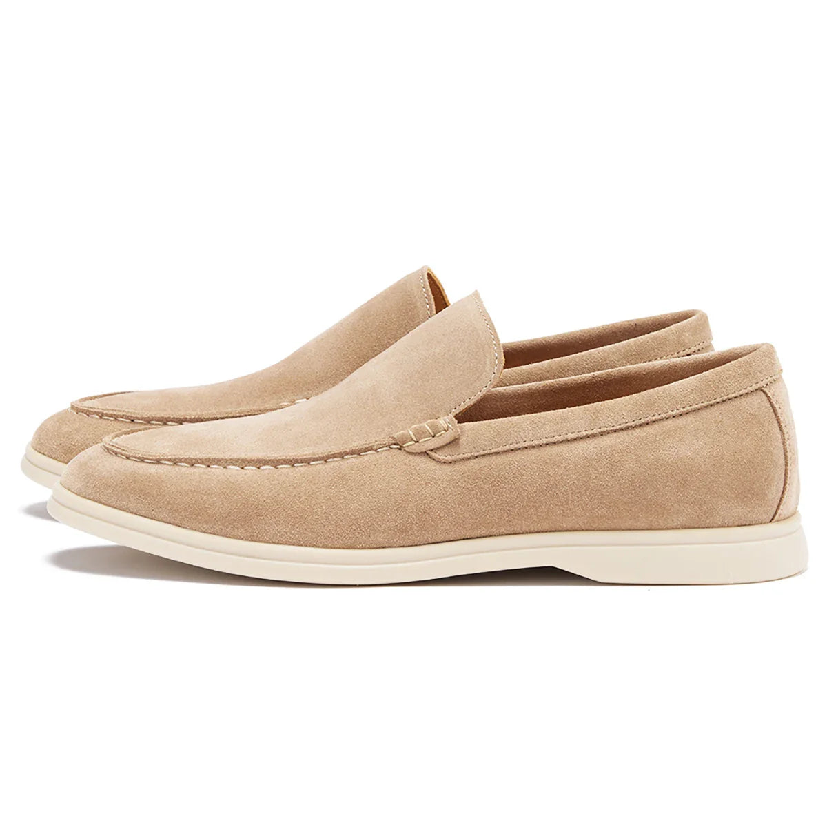 Classic suede penny old money loafers