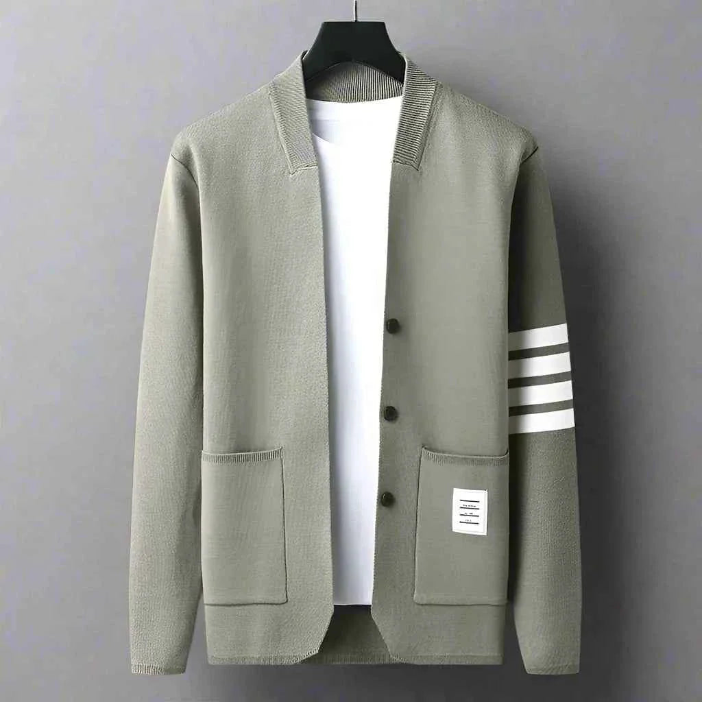 Men's Knit Cardigan - Stylish Milan Design
