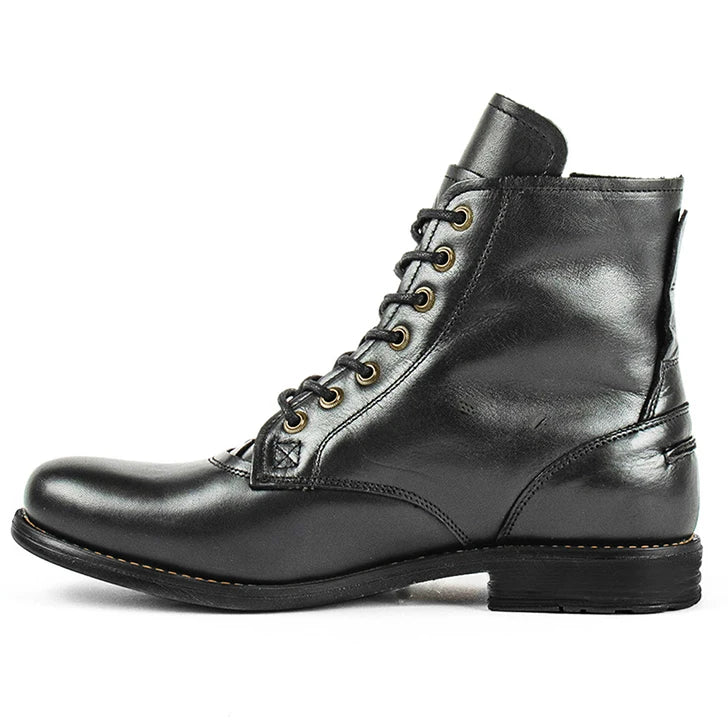 Men motorcycle leather casual boots
