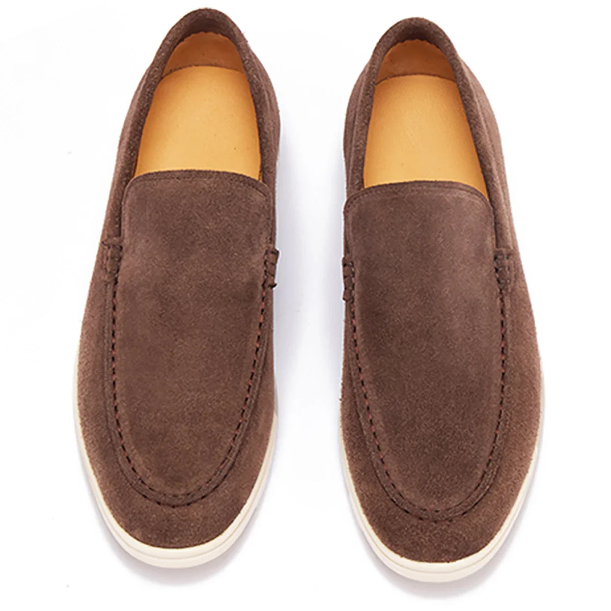 Classic suede penny old money loafers